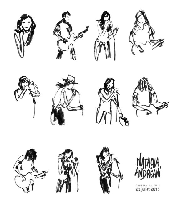 croquis sur le vif